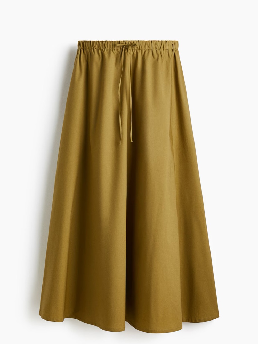 H&M Olive Green Maxi Skirt